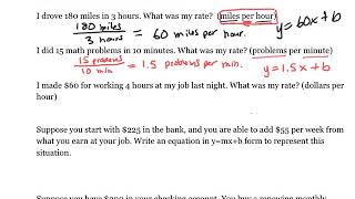 Ch 2 Notes Slope as a rate and applications