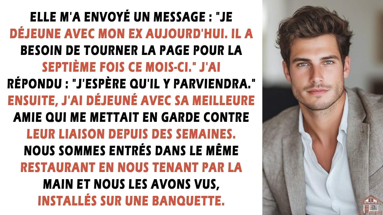 Elle m'a envoyé un message : 