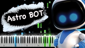 I Am Astro Bot Main Theme Piano Tutorial