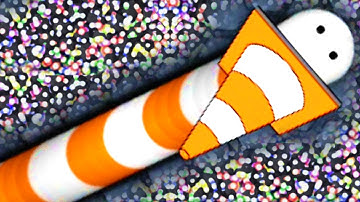 NEW HACKED SKIN?! - Slither.io Mod / Slither.io Hack New Update Gameplay! - CONE SLITHER.io SKIN!