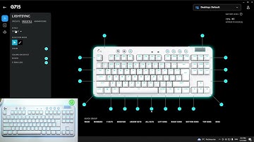 Hoe u lichteffecten op de Logitech G715 kunt beheren – RGB-verlichting aanpassen