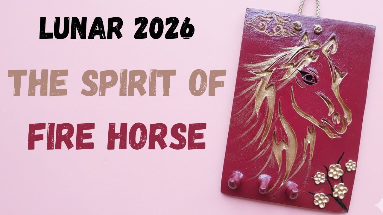I Made a Fire Horse Key Holder for 2026 🔥🐎 | Handmade Ceramic Decor