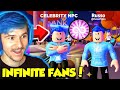 I Bought INFINITE FANS In Celebrity Simulator AND BECAME RICH AND FAMOUS!! (Roblox)