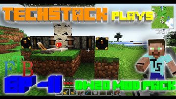 FTB- Frame Machine Tree Farm -Season 1 finale Ep11 TechStack Plays DireWolf20 Pack