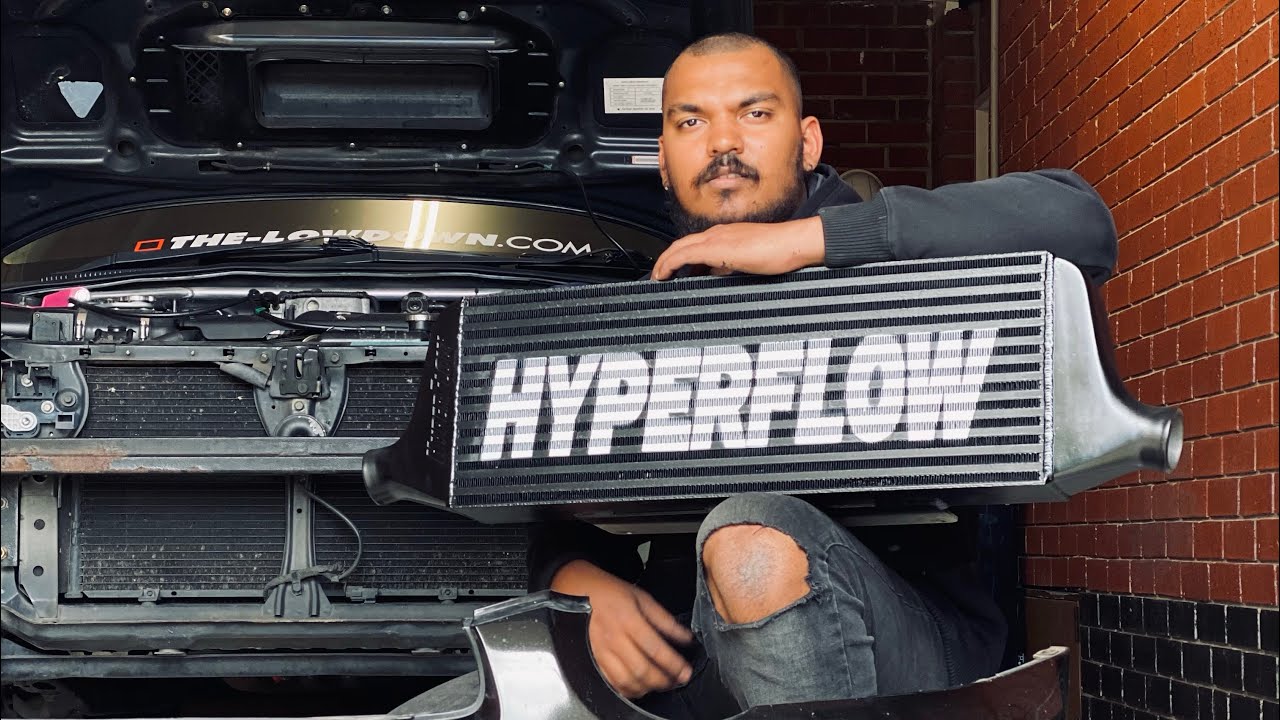 Hyperflow Tmic WRX Custom Painted Front Mount Intercooler - Hyperflow - YouTube