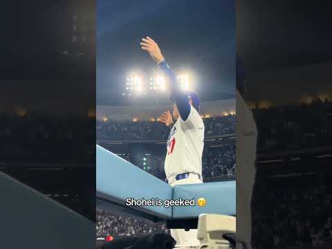 Shohei's reaction 🙌