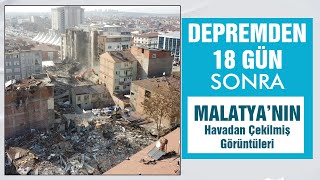 Depremin Açtığı Yıkım Havadan Görüntülendi