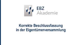 Sind Beschlüsse in der Eigentümerversammlung bindend?