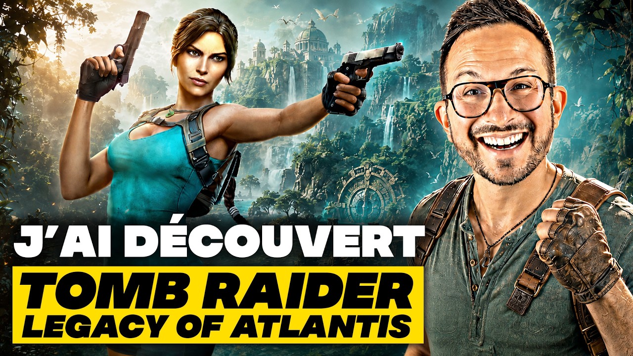 TOMB RAIDER Legacy of Atlantis 😍 J'AI DÉCOUVERT le RETOUR de LARA CROFT : AVIS + GAMEPLAY 4K !!!