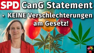 SPD MdB Wegge Statement: KEINE Rückschritte beim Cannabisgesetz! BMG zu Evaluation, Grund zur Sorge?