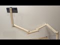 How to make a phone stand.  Wood mobile phone tripod