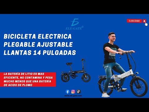 Bicicleta Plegable Plenty Ligera Portatil - ELE-GATE