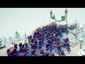 Christmas SNOWBALL Rollers vs 300 Vikings TABS Mod Map Creator Totally Accurate Battle Simulator