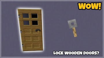 MCPE Tutorials: How to Lock Wooden Doors using Commands