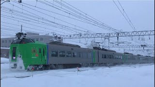 雪原を行く789系特急ライラック