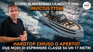 Invictus TT550, diciassette metri di lusso e classe in versione open boat