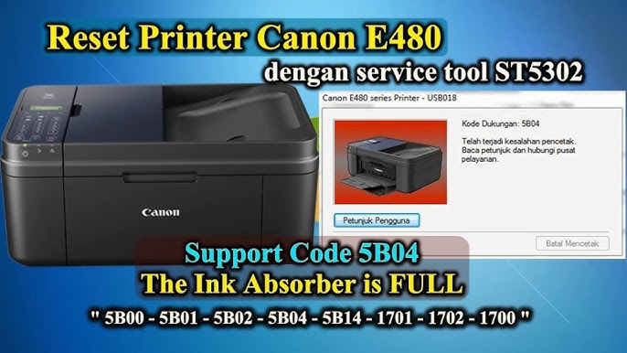 Canon Pixma TS5150 Resetter Service Tool Download