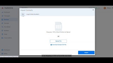 Kaleyra SMS - Demo Series | 04 | Directory Creation | Phone Number Upload Process