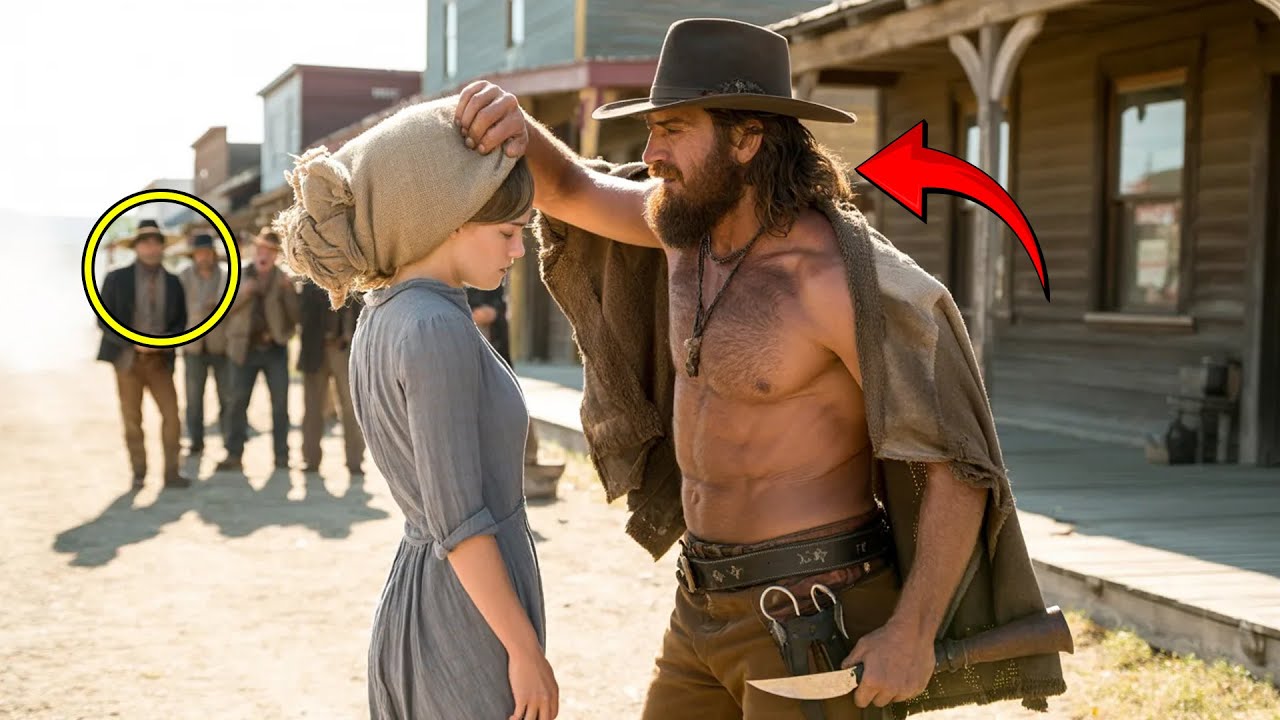 Everyone Mocked the Woman With the Sack on Her Head… Until the Mountain Man Removed It