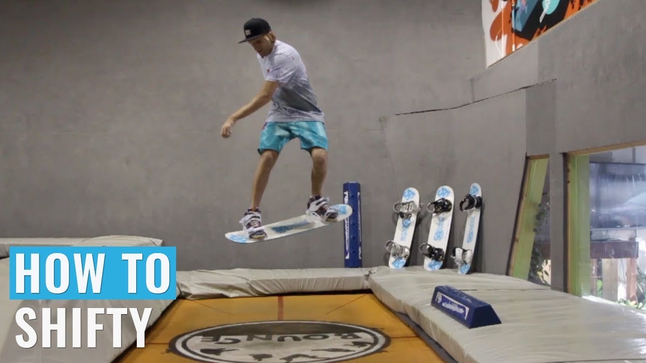 Tramp Board Training How To Shifty On A Snowboard YouTube