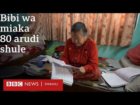 Bibi Wa Miaka 80 Arudi Shule Na Kufanya Mitihani Yake Ya Darasa La 12 