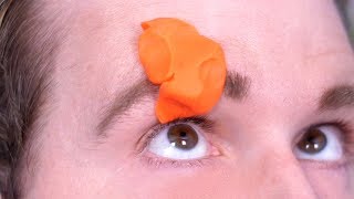 PLAY DOH STUCK IN EYEBROW!