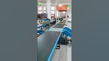 DWS Express Parcel Sorting Machine #parcelsorting #sortingchallenge #parcelsorter #apparelfactory