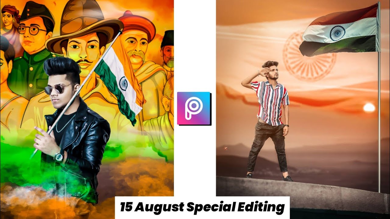 15 August 🇮🇳 Independence Day Photo Editing | Picsart 15 August Photo Editing 2020