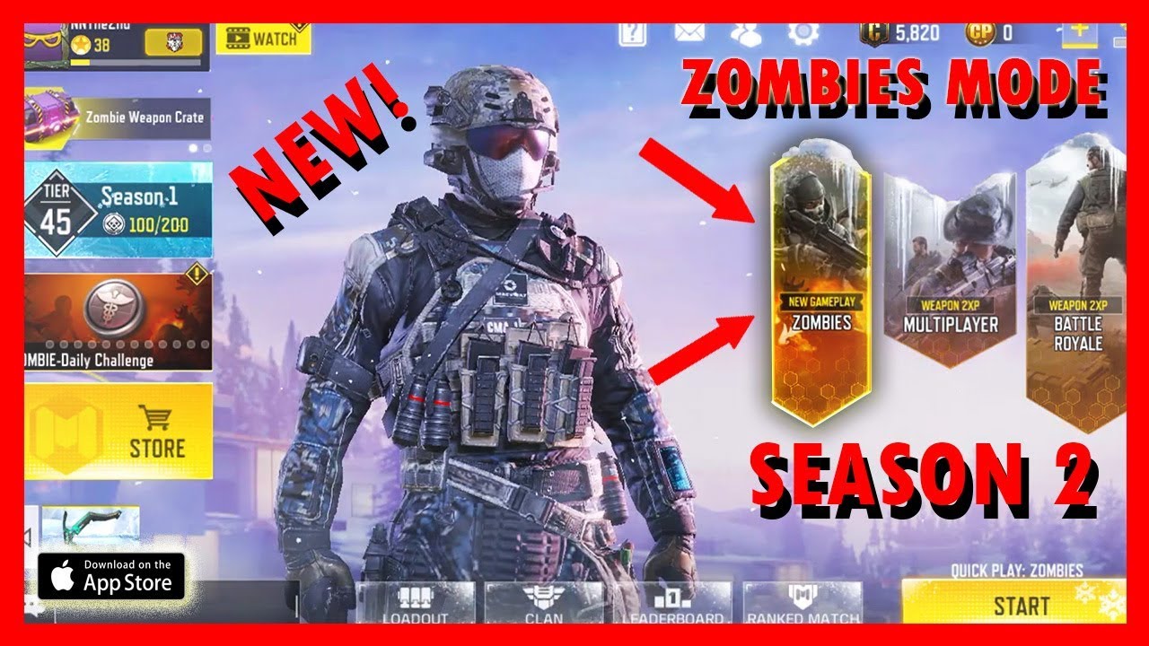 COD MOBILE ZOMBIES! NEW GAMEPLAY SEASON 2 | GLOBAL RELEASE - 