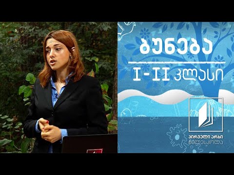 ბუნება, I-II კლასი - საარსებო გარემო - სიცოცხლე ხმელეთზე #ტელესკოლა