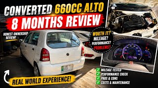 Converted 660cc Suzuki Alto | 8 Months Ownership Review | Cars Doc Yard Reviews