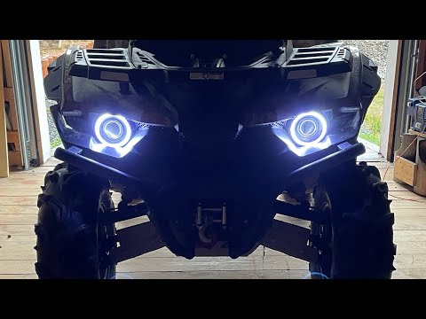 Установка ангельских глазок на стелс гепард - YouTube