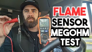How To Troubleshoot A Flame Sensor With A Megohmmeter To Check The Ceramic Insulator