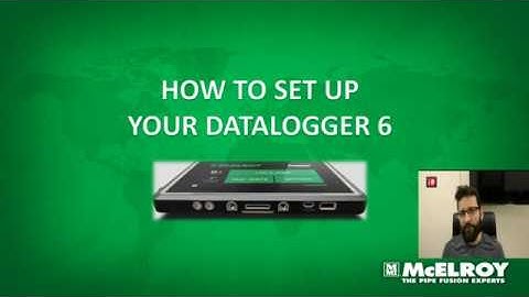 How to set up your datalogger 6