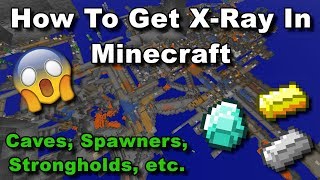 (OVERPOWERED) HOW TO GET X-RAY IN MINECRAFT! (Best Way To Find Spawners) screenshot 5