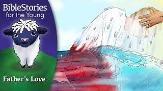 Day 160 Father's Love Turns Red Stains White ~ Daily Bible Stories for Children & Learners