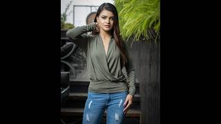 Stylish Cross Wrap Long Sleeve Top |Olive Green screenshot 2