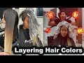 Layering Hair Colors