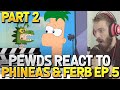 PewDiePie Reacts To Phineas and Ferb Episode 5 PART 2 on Live Stream #9