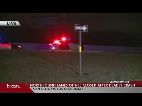 I-35 northbound reopened near Braker Lane after vehicle kills pedestrian