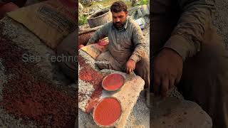 Cement Tiles Crafting Process #Seetechnology #Cementprojects #Youtubeshorts #Dye