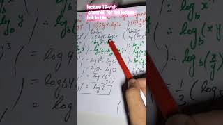 Write in Single Log Form | Class 9 Math Punjab Board | Review Exercise Q7