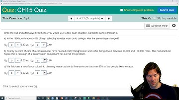 STAT 201 - Homework and Quiz Help