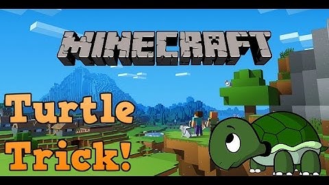 Awesome Minecraft turtle trick!
