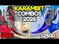 The BEST KARAMBIT Knife & Glove COMBOS for Every Budget (CS2 Combos 2026)