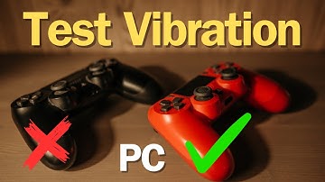 Gamepad vibration test on pc using gamepad tester