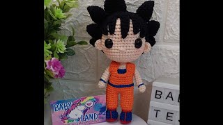 Pequeño Goku Amigurumi 22 Cm