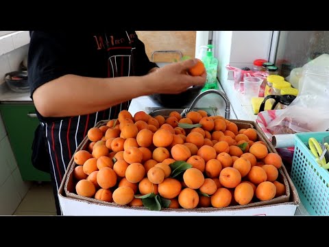 教你在家做杏干，1次买了50斤杏子制作，酸甜好吃有嚼劲，超简单