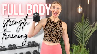 30-minute Full Body  Strength Training with Dumbbells