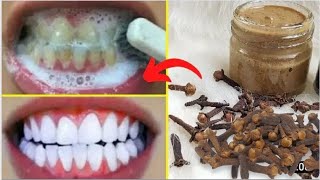 How To Use Clove To whiten yellow teeth: treat toothache: gum pain &amp; bad breath